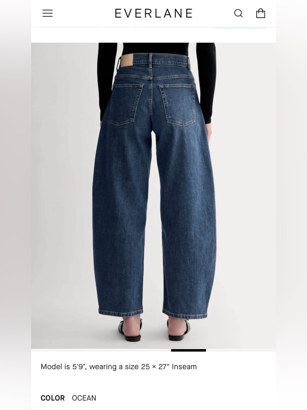 Everlane Way High Curve Jeans - Picture 6 of 8